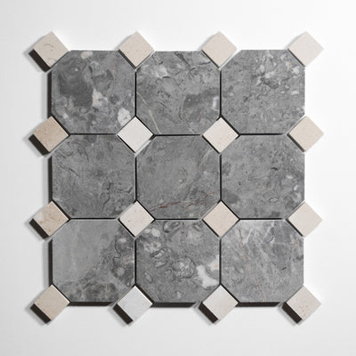 product image for sage gray 4 octagon by burke decor sg4oct sg 2 90