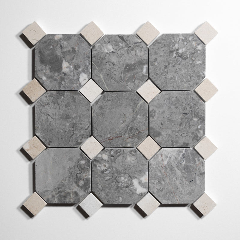 media image for sage gray 4 octagon by burke decor sg4oct sg 2 278