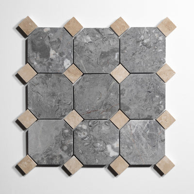 product image for sage gray 4 octagon by burke decor sg4oct sg 3 96