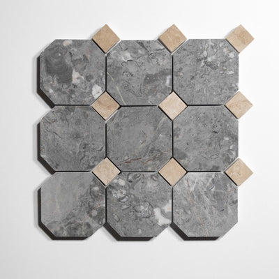 product image for sage gray 4 octagon by burke decor sg4oct sg 4 33