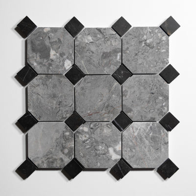 product image for sage gray 4 octagon by burke decor sg4oct sg 7 28