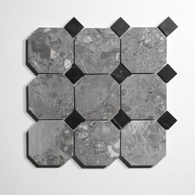 product image for sage gray 4 octagon by burke decor sg4oct sg 8 22