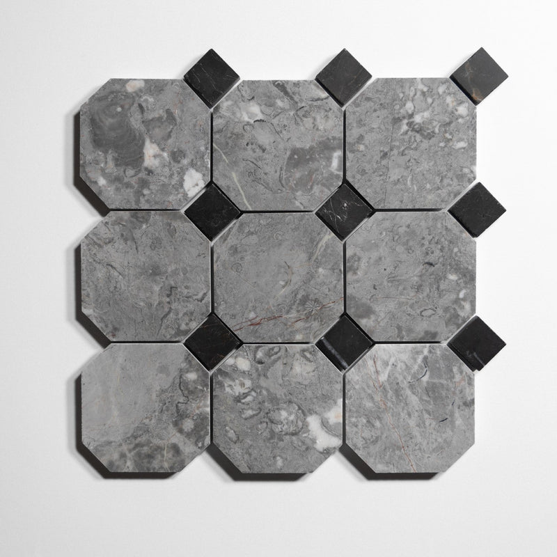media image for sage gray 4 octagon by burke decor sg4oct sg 8 266