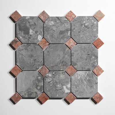 product image for Sage Gray Accent Rojo Breccia Tile Sample 0