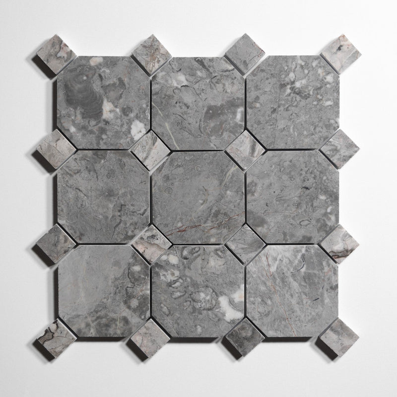 media image for Sage Gray Accent Crema Tile Sample 28