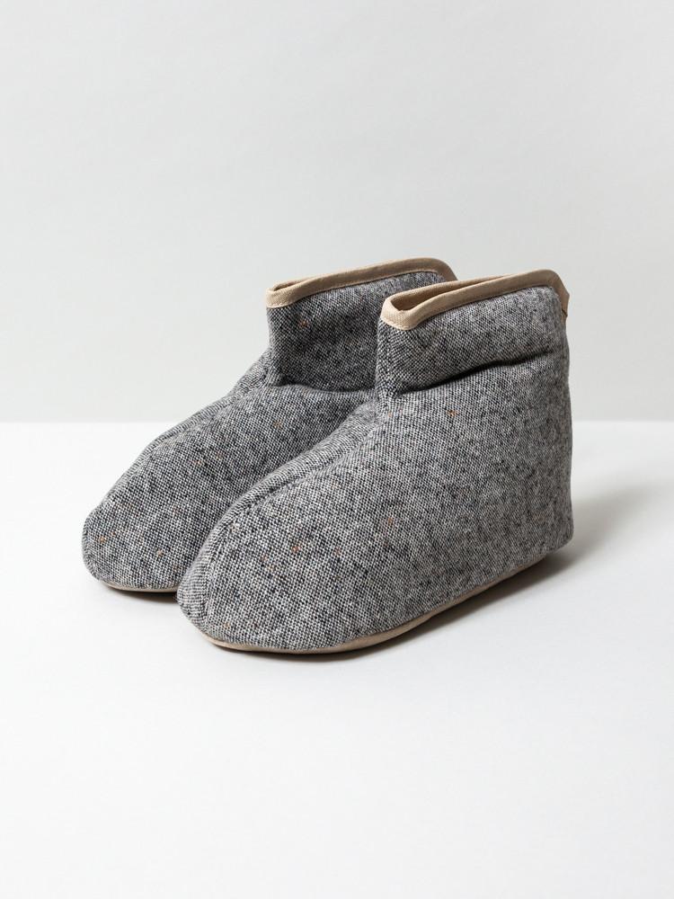 media image for sasawashi wool room boots grey 1 219