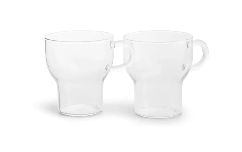 media image for Glass Mug 2-pack Clear 25 cl by Sagaform 298