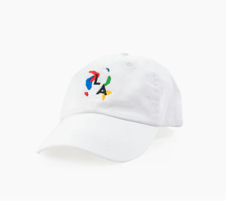 media image for la abstract cap in white 4 216