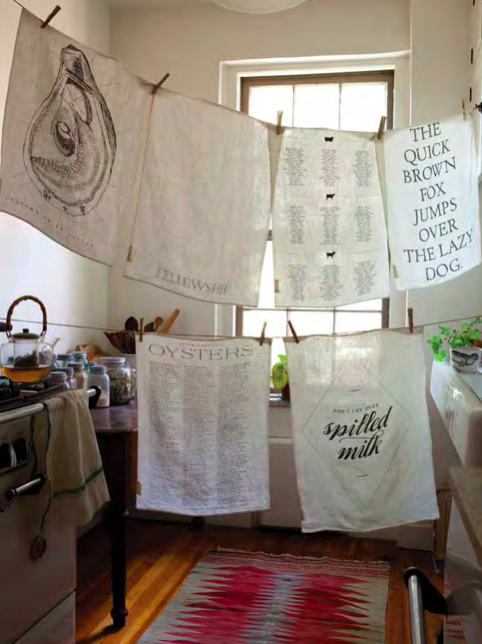 media image for Oyster Anatomy Tea Towel design by Sir/Madam 263