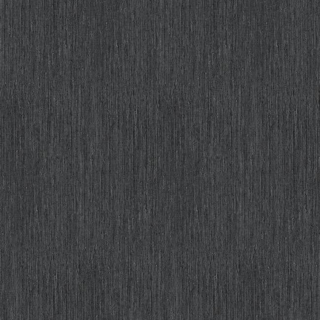 media image for Seagrass Faux Grasscloth Wallpaper in Black and Silver by York Wallcoverings 230