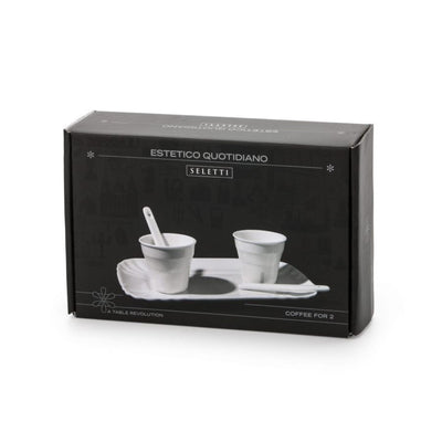 product image for Estetico Quotidiano Coffee Set of 2 Cups + 1 Tray 4 7
