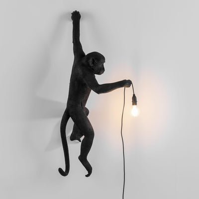 product image for the monkey lamp in black hanging version design by seletti 3 89