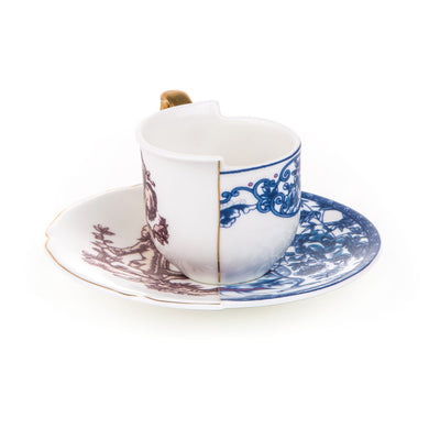 product image for hybrid eufemia porcelain coffee cup w saucer design by seletti 3 16