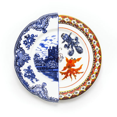 product image for hybrid isaura porcelain dinner plate design by seletti 2 80