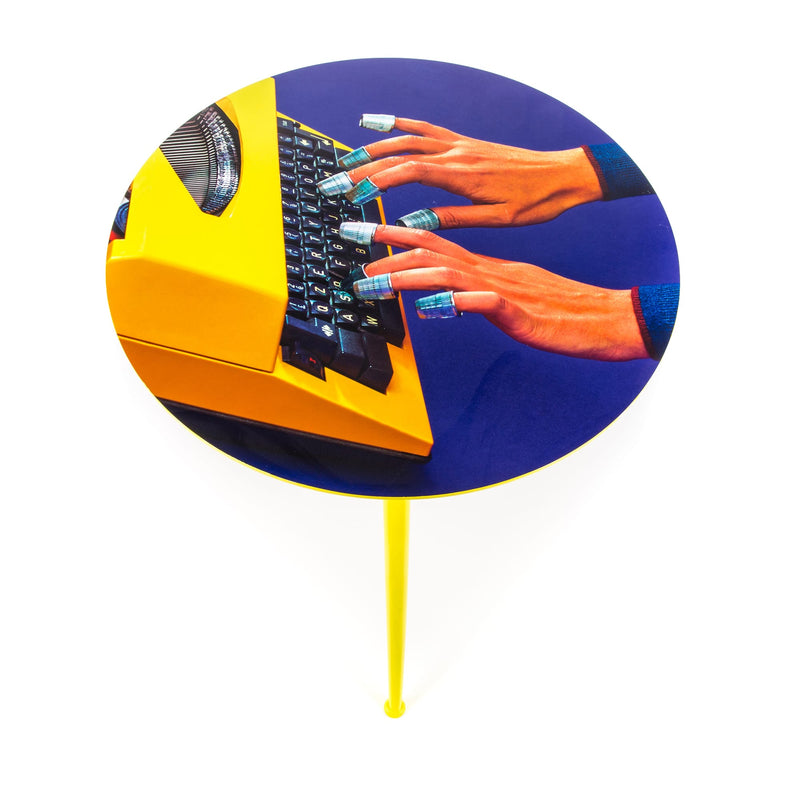 media image for seletti wears toiletpaper wood table typewriter design by seletti 5 254