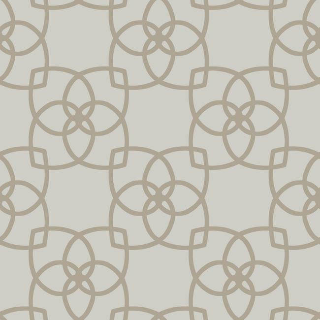 media image for Serendipity Geo Overlay Wallpaper in Grey and Pale Metallic Gold by York Wallcoverings 28