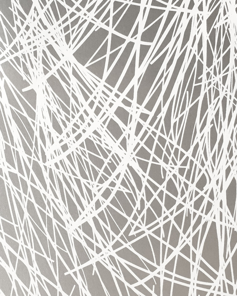 media image for Shag Wallpaper in White Thread design by Jill Malek 295