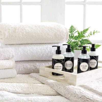 product image for signature ivory towel by annie selke sivbm 4 13