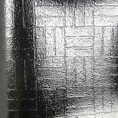 product image of Silver Tile Foil Wallpaper by Julian Scott Designs 587