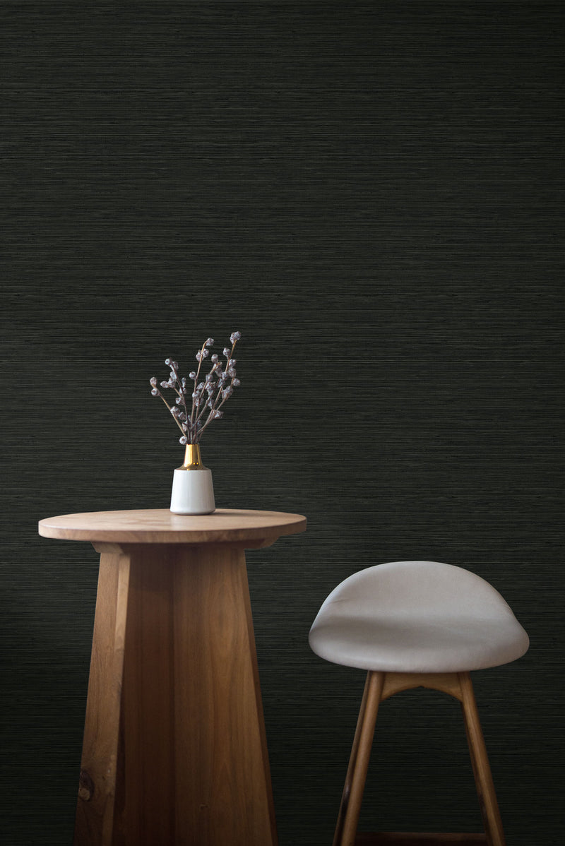 media image for Sisal Hemp Wallpaper in Twilight from the More Textures Collection by Seabrook Wallcoverings 282