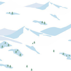 media image for Snowscene Wallpaper in Avalanche design by Aimee Wilder 292