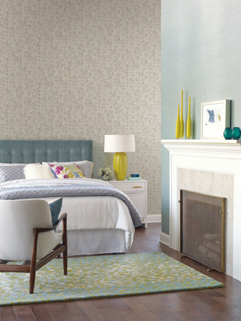 media image for Sprig Wallpaper in Grey from the Moderne Collection by Stacy Garcia for York Wallcoverings 223