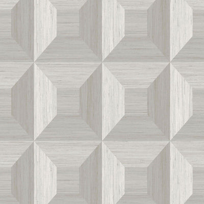product image of Squared Away Geometric Wallpaper in Birch from the More Textures Collection by Seabrook Wallcoverings 557