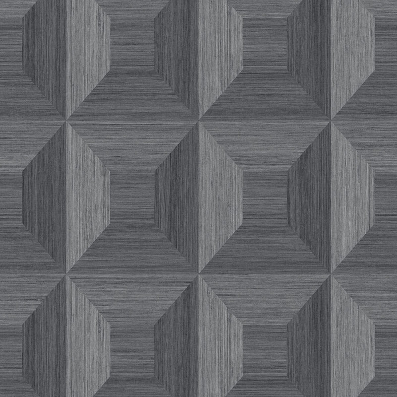 media image for Squared Away Geometric Wallpaper in Cove Grey from the More Textures Collection by Seabrook Wallcoverings 221