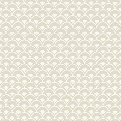 product image for Stacked Scallops Wallpaper in Beige from the Magnolia Home Vol. 3 Collection by Joanna Gaines 26