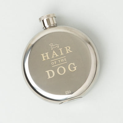 product image for stainless steal hip flask hair of the dog 1 77