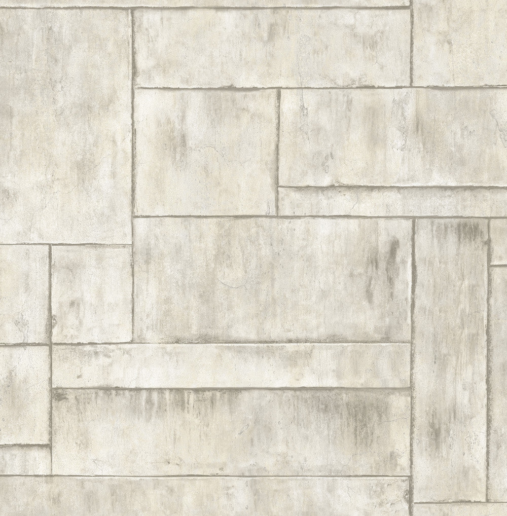 Shop Sample Stirling Wallpaper in Grey from the Metalworks Collection