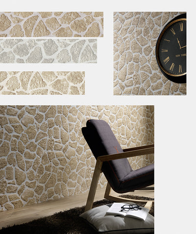 product image for Stone Wallpaper in Brown and Grey design by BD Wall 41