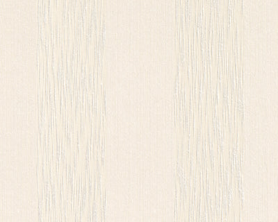 product image of Stripes Faux Fabric Wallpaper in Cream design by BD Wall 588