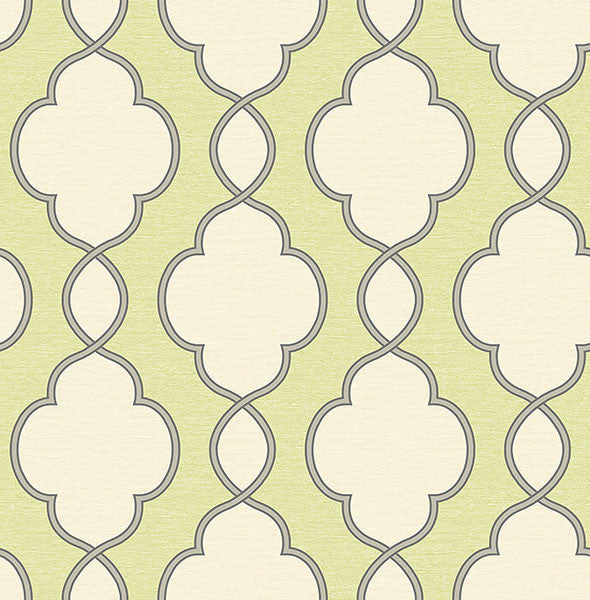 media image for Structure Green Chain Link Wallpaper from the Symetrie Collection by Brewster Home Fashions 226