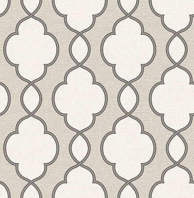 product image for Structure Silver Chain Link Wallpaper from the Symetrie Collection by Brewster Home Fashions 31