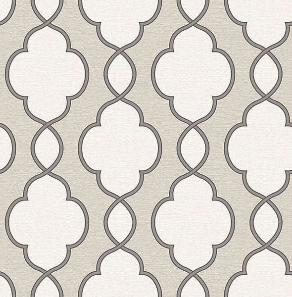 media image for Structure Silver Chain Link Wallpaper from the Symetrie Collection by Brewster Home Fashions 232