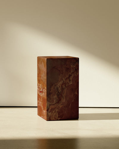 product image for plinth rectangle block marble table b22 slm 10 97