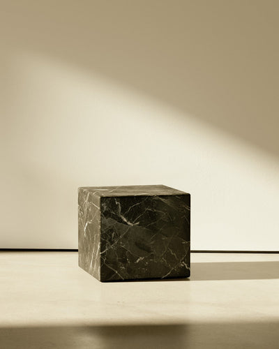 product image for plinth cube block marble table b13 slm 7 11