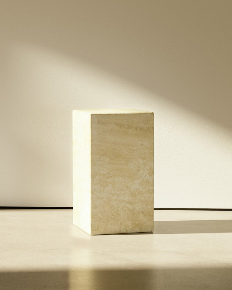 media image for plinth rectangle block marble table b22 slm 9 260