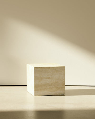 product image for plinth cube block marble table b13 slm 9 94