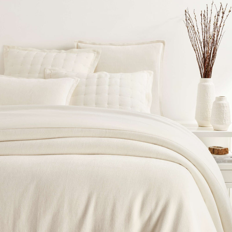 media image for Sumptuous Chenille Ivory Bedding 1 299