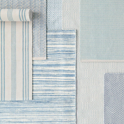 product image for swedish stripe woven cotton rug by annie selke rp42 2512 5 62