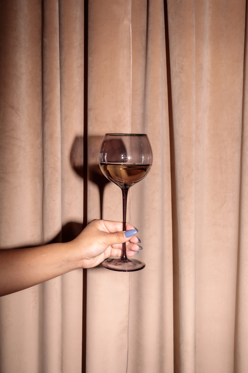 media image for siren white wine goblet set of 4 by borrowed blu bb0211s 15 264