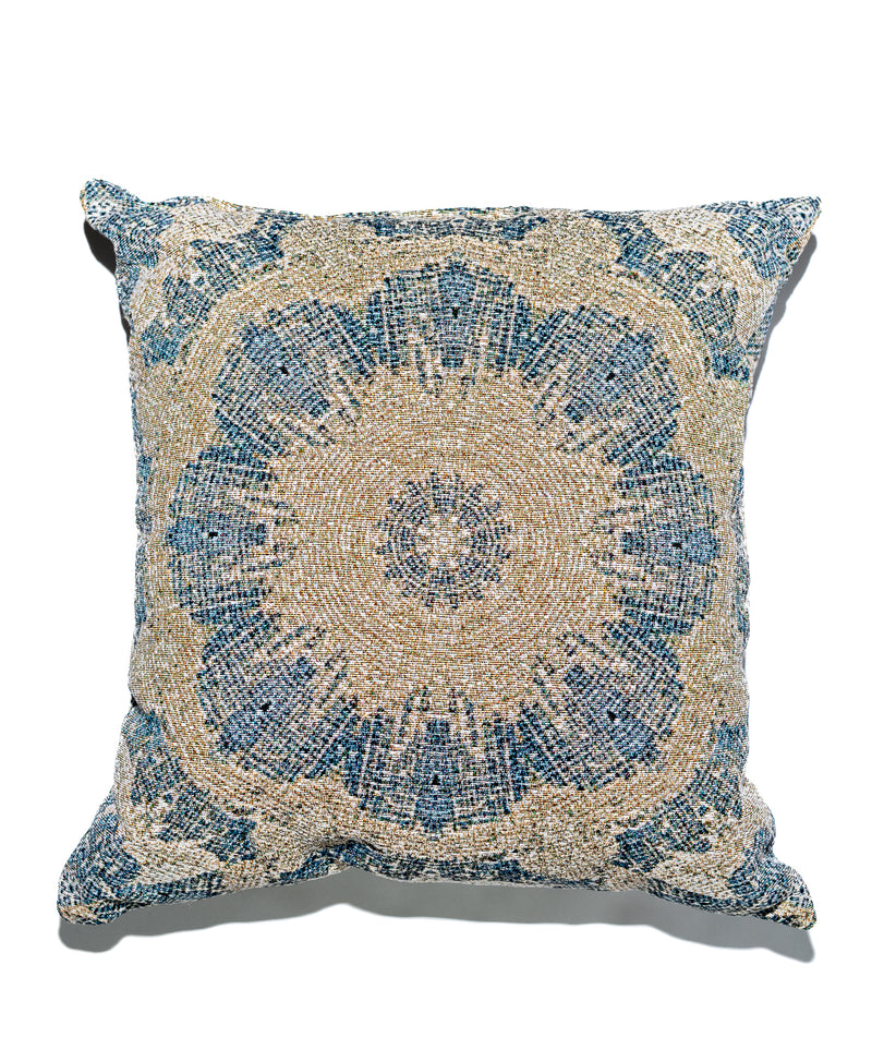 media image for indigo kaleidoscope woven throw pillow 1 261