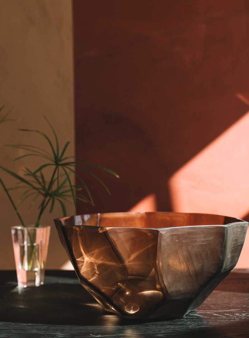 media image for sicilia amber glass bowl ch 5936 4 235