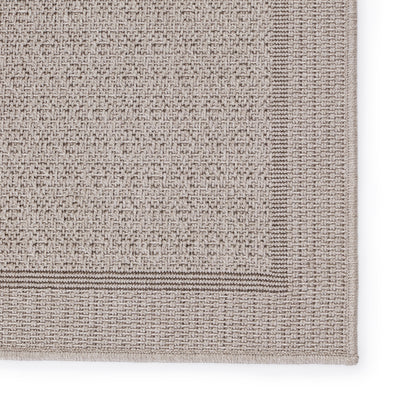 product image for Maeva Indoor/Outdoor Border Grey Rug by Jaipur Living 10