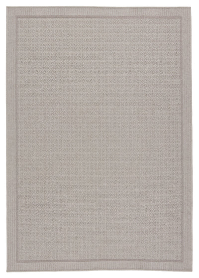 product image for Maeva Indoor/Outdoor Border Grey Rug by Jaipur Living 69