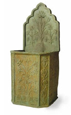 product image of Taj Tank and Wall Fountain in Bronzage Finish design by Capital Garden Products 526