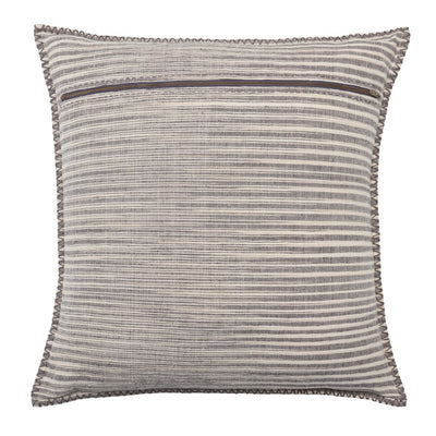 product image for Tanzy Cadell Striped Gray Cream Pillow By Jaipur Living Plw104010 2 89
