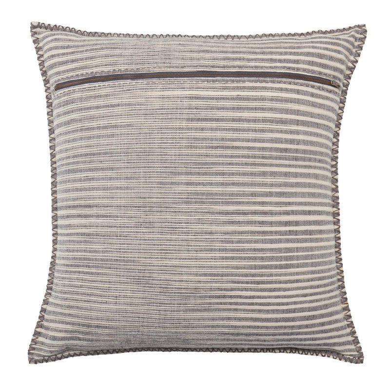 media image for Tanzy Cadell Striped Gray Cream Pillow By Jaipur Living Plw104010 2 255